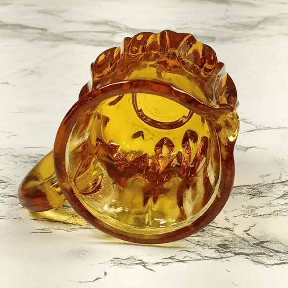 Degenhart Glass Mini Pitcher Trinket Paperweight Toothpick Vtg - Picture 6 of 7